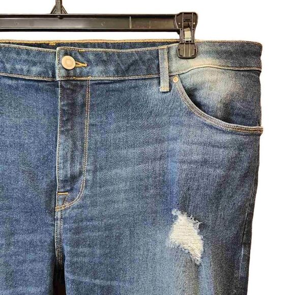 ASOS Plus Size Women's Jeans 44" Waist Distressed Jeans - Picture 4 of 8